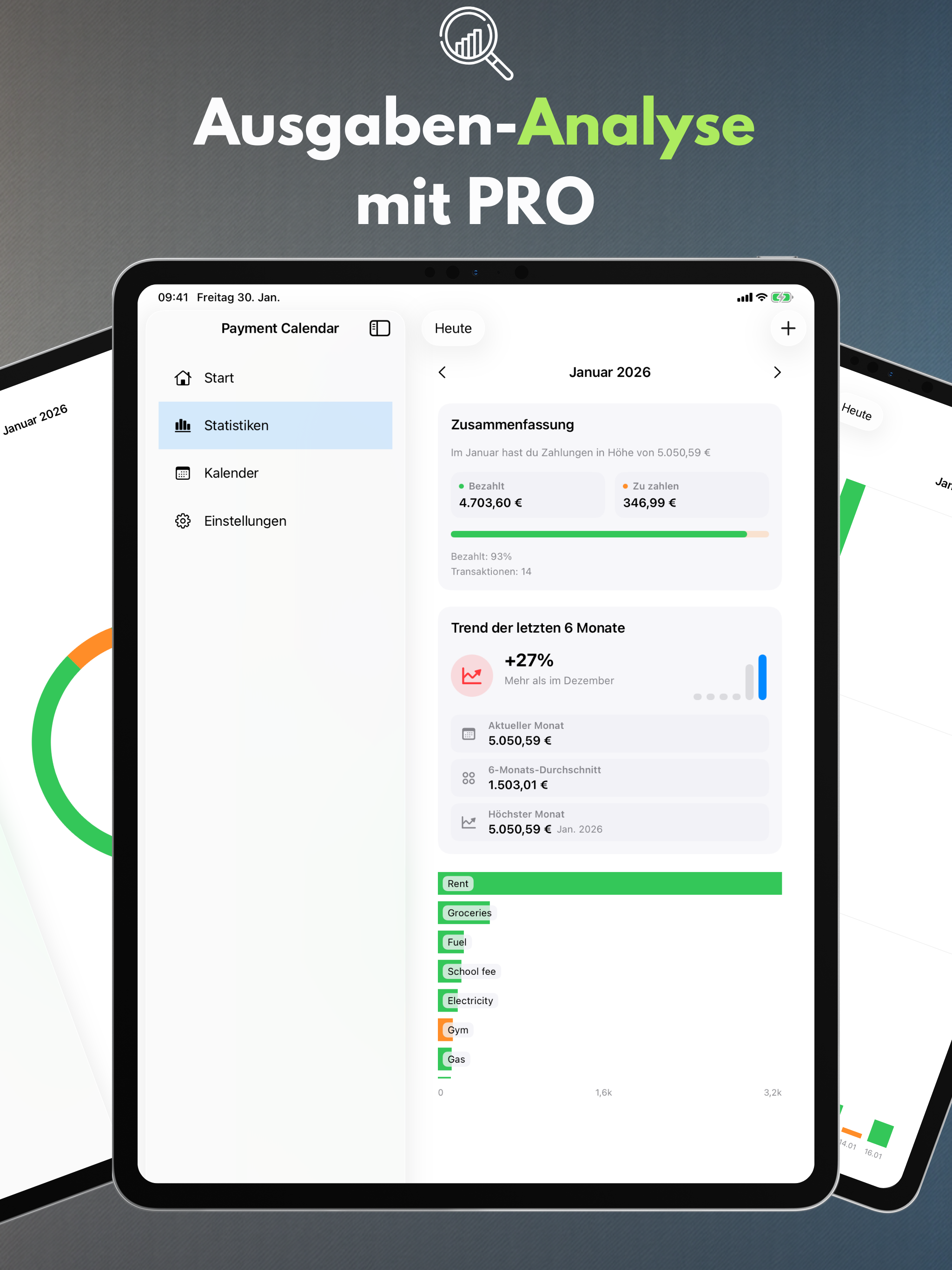 Ausgaben-Analyse mit PRO